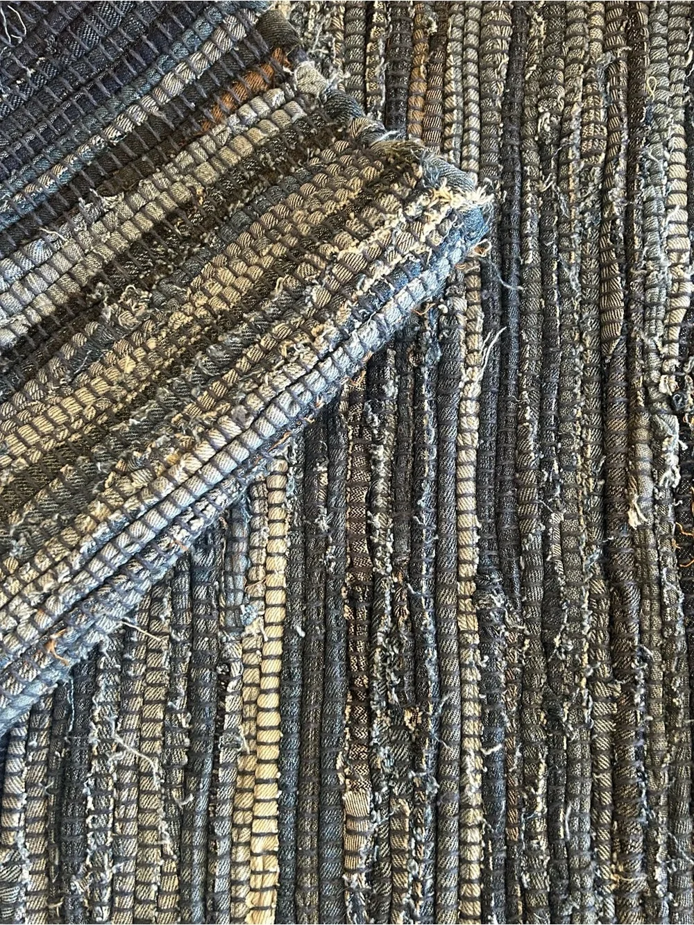 LOLOI Blue denim Woven Accent Rug - Home Accents